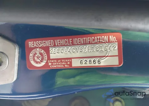 2010 Dodge Charger из США, поврежденный, VIN 2B3AA4CT3AH181642